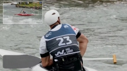 Matija Marinic, Croatia - Canoe Heats / 2025 ICF Canoe Slalom World Cup Pau France