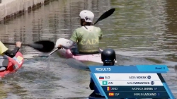 Women's Kayak Cross Heat 1 / 2025 ICF Canoe-Kayak Slalom World Cup La Seu d'Urgell Spain
