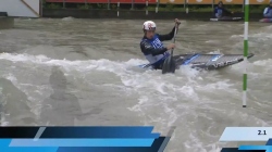Tereza Kneblova, Czech, Canoe Slalom, Semi Finals / 2024 ICF Canoe Slalom World Cup Augsburg Germany