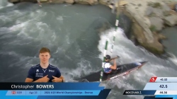 Christopher Bowers / Kayak Semi-Final / 2024 ICF Canoe Slalom World Cup Ivrea Italy