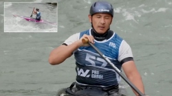 Abubakir Bukanov, Uzbekistan - Canoe Heats / 2025 ICF Canoe Slalom World Cup Pau France