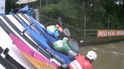 Women Kayak Cross - Quarter-Final 2 / 2024 ICF Canoe Slalom World Cup Augsburg Germany