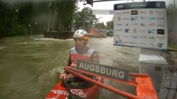 Stefan Hengst, Germany - Men's Kayak Semi-Final / 2024 ICF Canoe Slalom World Cup Augsburg Germany