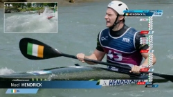 Noel Hendrick IRL Men's Kayak Slalom Heats / 2025 ICF Canoe-Kayak Slalom World Cup Pau France