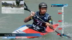 Hung-Yu Chu TPE Men's Kayak Slalom Heats / 2025 ICF Canoe-Kayak Slalom World Cup Pau France