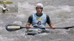 Jakub Krejci - CZE - Men's Kayak Heats / 2025 ICF Canoe Slalom World Cup La Seu Spain