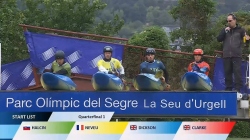 Men's Kayak Cross - Quarter-Final 1 / 2024 ICF Canoe Slalom World Cup La Seu Spain