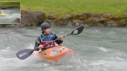 Laura Pellicer Chica, Andorra - Kayak Cross Heats /  2025 ICF Canoe Slalom World Cup Pau France