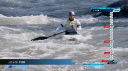 Jessica Fox AUS Women Canoe Heats / 2025 ICF Canoe-Kayak Slalom World Cup La Seu d'Urgell Spain