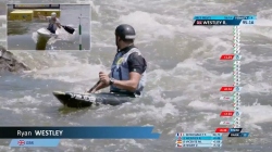 Ryan Westley GBR Men's Canoe Heats / 2025 ICF Canoe-Kayak Slalom World Cup La Seu d'Urgell Spain