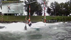 Martino Barzon, Italy - Canoe Heats / 2025 ICF Canoe Slalom World Cup Pau France