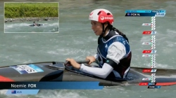 Noemie Fox AUS Women's Kayak Slalom heats / 2025 ICF Canoe-Kayak Slalom World Cup Pau France