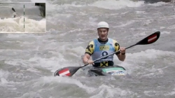 Felix Oschmautz - Austria - Men's Kayak Heats / 2025 ICF Canoe Slalom World Cup La Seu Spain