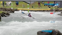 Chiara Sabattini, Italy - Kayak Cross Heats /  2025 ICF Canoe Slalom World Cup Pau France