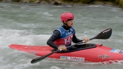 Serhii Sovko, Ukraine - Kayak Cross Time Trial /  2025 ICF Canoe Slalom World Cup Pau France