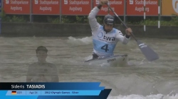 Sideris Tasiadis Germany / Canoe Slalom Final / 2024 ICF Canoe Slalom World Cup Augsburg Germany