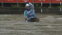 Zachary Lokken, USA, Canoe Slalom, Semi Finals / 2024 ICF Canoe Slalom World Cup Augsburg Germany