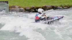 Lucien Delfour, Australia - Kayak Cross Time Trial /  2025 ICF Canoe Slalom World Cup Pau France