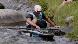 Jakub Krejci, Czechia - Final / 2025 ICF Canoe Slalom World Cup La Seu Spain