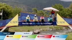 Men's Kayak Cross Semi Final 2 / 2025 ICF Canoe-Kayak Slalom World Cup La Seu d'Urgell Spain