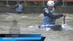 Takuya Haneda, Japan, Canoe Slalom, Semi Finals / 2024 ICF Canoe Slalom World Cup Augsburg Germany