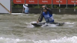 Elena Lilik, Germany, Canoe Slalom, Semi Finals / 2024 ICF Canoe Slalom World Cup Augsburg Germany