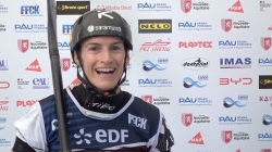 Ricarda Funk is delighted to be back on top as she wins gold in the Women's Kayak Slalom WC in Pau