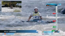 Miren Lazkano ESP Women Canoe Heats / 2025 ICF Canoe-Kayak Slalom World Cup La Seu d'Urgell Spain