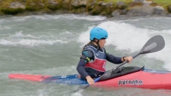 Kseniia Krylova, AIN - Kayak Cross Heats /  2025 ICF Canoe Slalom World Cup Pau France