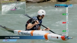 Lena Teunissen NED Women's Kayak Slalom Heats / 2025 ICF Canoe-Kayak Slalom World Cup Pau France