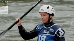 Doriane Delassus, France - Canoe Heats / 2025 ICF Canoe Slalom World Cup Pau France