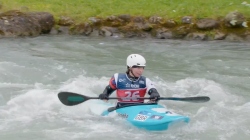 Lois Leaver, Great Britain - Kayak Cross Heats /  2025 ICF Canoe Slalom World Cup Pau France