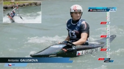 Antonie Galuskova CZE Women's Kayak Slalom Heats / 2025 ICF Canoe-Kayak Slalom World Cup Pau France