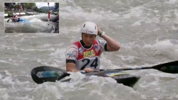 Eva Pietracha, France - Heats / 2025 ICF Canoe Slalom World Cup La Seu Spain
