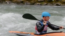 Adam Gonsenica, Slovakia - Kayak Cross Time Trial /  2025 ICF Canoe Slalom World Cup Pau France