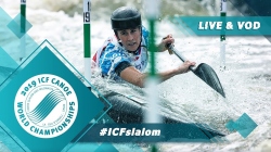 2019 ICF Canoe Slalom World Championships La Seu d'Urgell Spain / Slalom Heats Run 1 – C1w, K1m