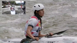 Dominika Brzeska, Poland - Heats / 2025 ICF Canoe Slalom World Cup La Seu Spain