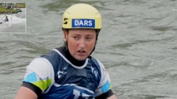 Eva Alina Hocevar, Czechia - Canoe Heats / 2025 ICF Canoe Slalom World Cup Pau France