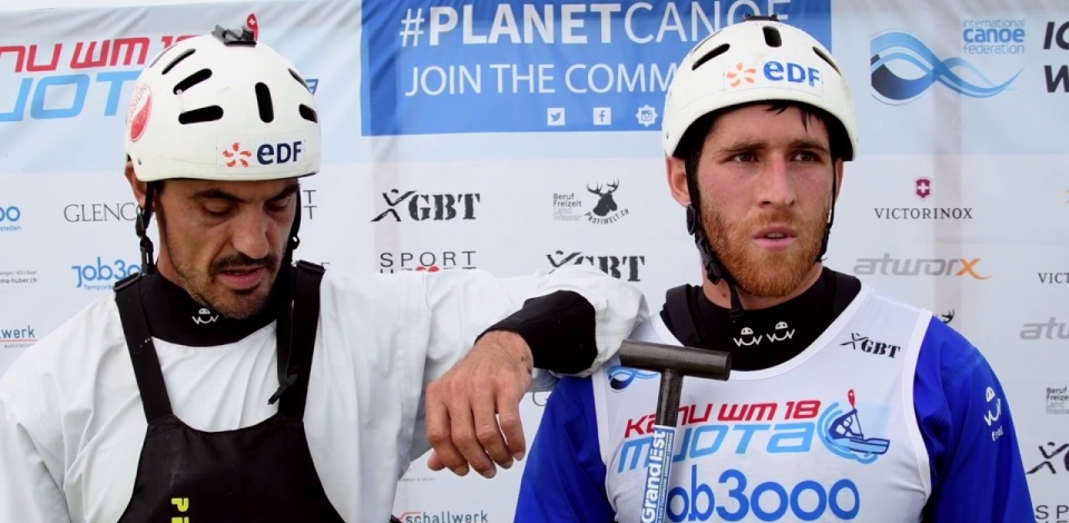 Santamaria & Dazeur FRA C2 Men Classic Gold / 2018 ICF Wildwater Canoeing World Championships