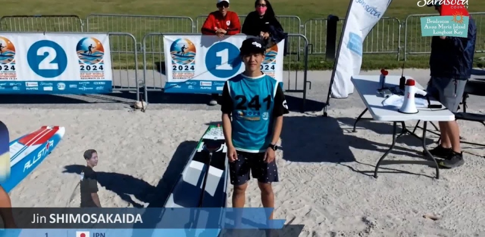 SUP Junior Men Final B / 2024 ICF SUP World Championships Sarasota USA