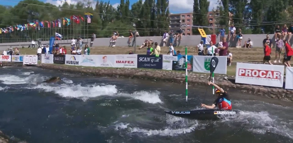 Annkatrin Plochmann, Germany, U23 Semi Final / 2024 ICF Canoe-Kayak Slalom Junior & U23 World Champs