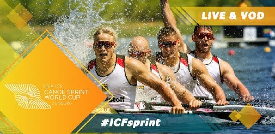 2019 ICF Canoe Sprint World Cup 2 Duisburg Germany / Day 1: Heats 3 PT3