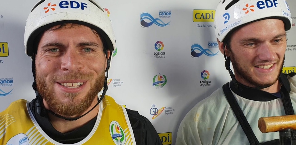 Louis Lapointe Tony Debray France C2 Gold / 2019 ICF Wildwater Canoeing World Championships