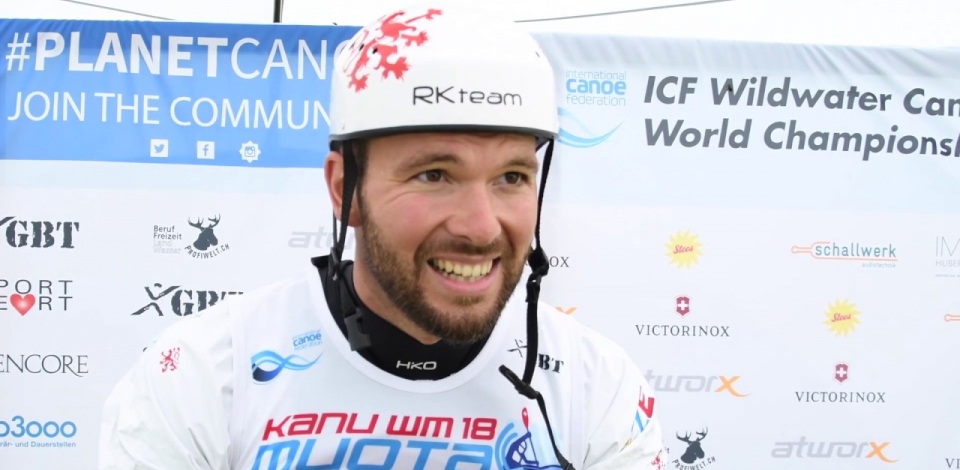 Marek Rygel CZE C1 Men Sprint Silver / 2018 ICF Wildwater Canoeing World Championships Muota