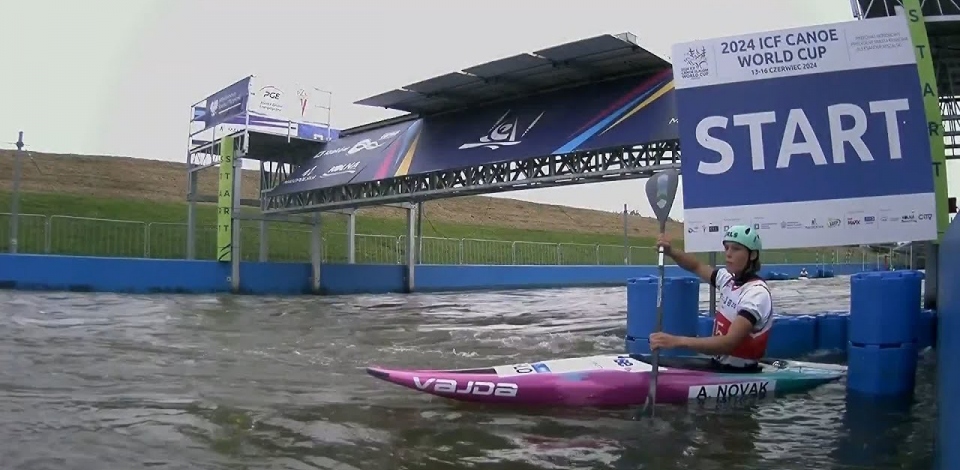 Ajda Novak, Slovenia, Kayak Slalom Final / 2024 ICF Canoe Slalom World Cup Krakow Poland