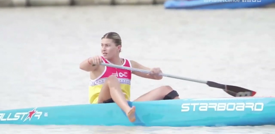 SUP Junior Women's Sprint Heat 2 / 2023 ICF Stand Up Paddling World Championships Pattaya Thailand