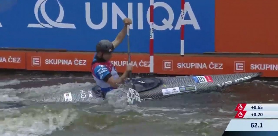 Miquel Trave Spain Semi-Final / 2023 ICF Canoe-Kayak Slalom World Cup Prague Czech Republic