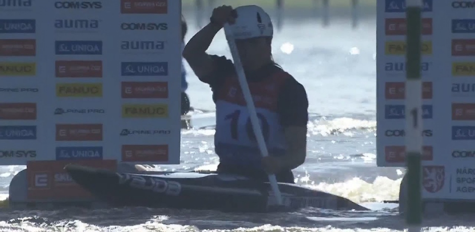 Klaudia Zwolinska, Poland, Canoe Slalom Heats / 2024 ICF Canoe Slalom World Cup Prague Czechia