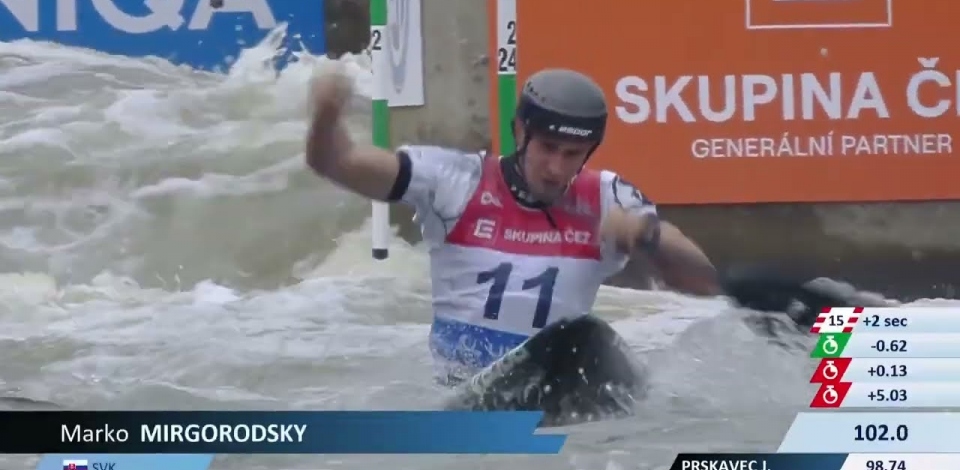 Marko Mirgorodsky Slovakia Semi-Final / 2023 ICF Canoe-Kayak Slalom World Cup Prague Czech Republic