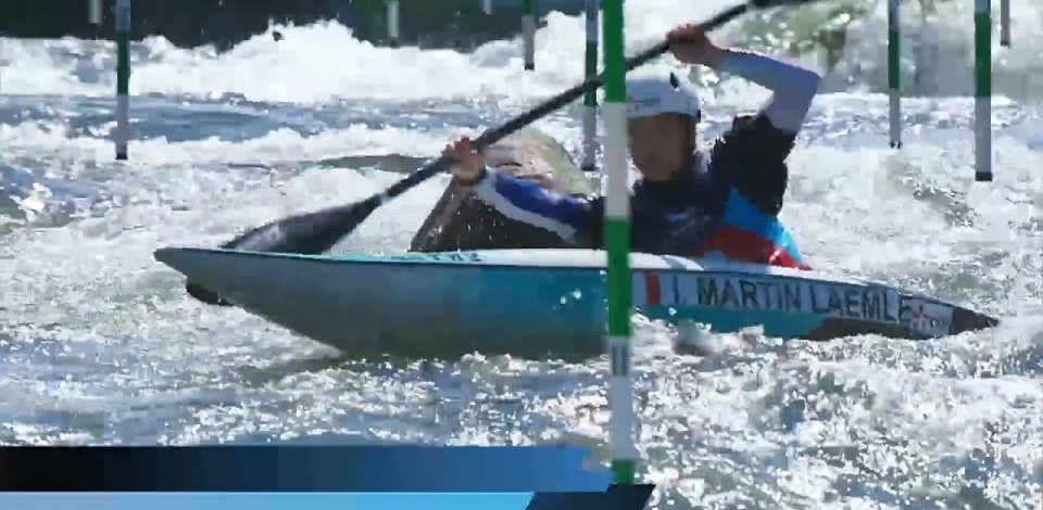 Ilona Martin Laeme, France, U23 Semi Final / 2024 ICF Canoe-Kayak Slalom Junior & U23 World Champs